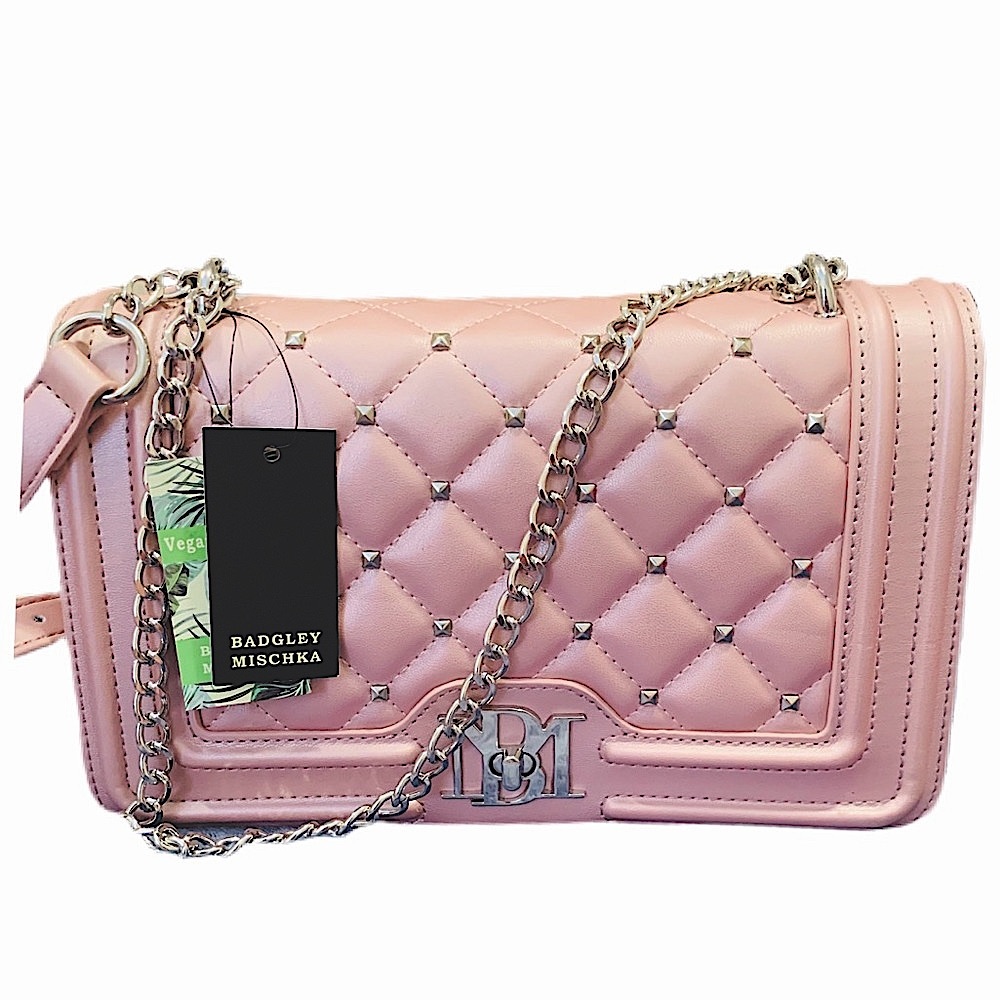 NWT 💕Badgley Mischka Metallic Pink bag